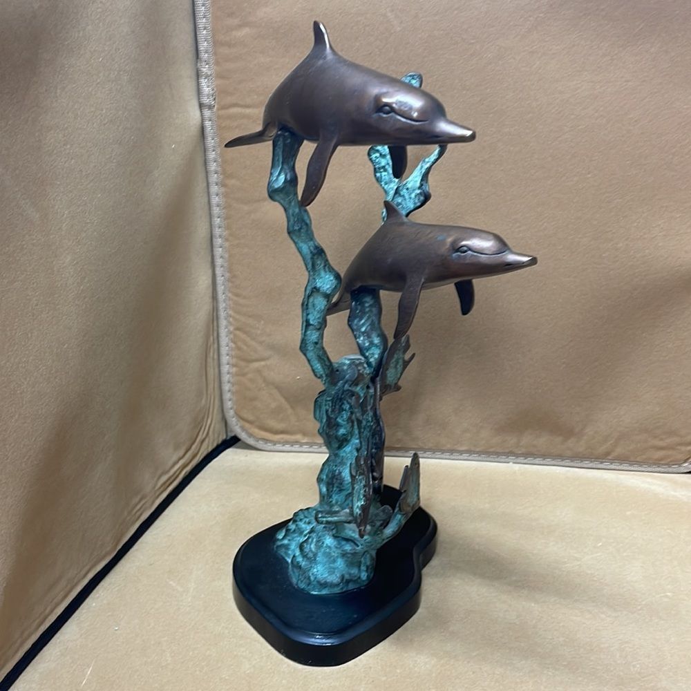 Bronze Dolphens & Fish From Hawaii - Picture 2 of 10